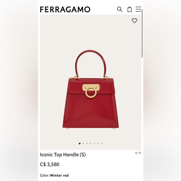 Ferragamo Iconic Top Handle (S), Ferragamo's Creation" Museum Bag - Picture 2 of 16